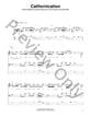 Californication Guitar and Fretted sheet music cover
